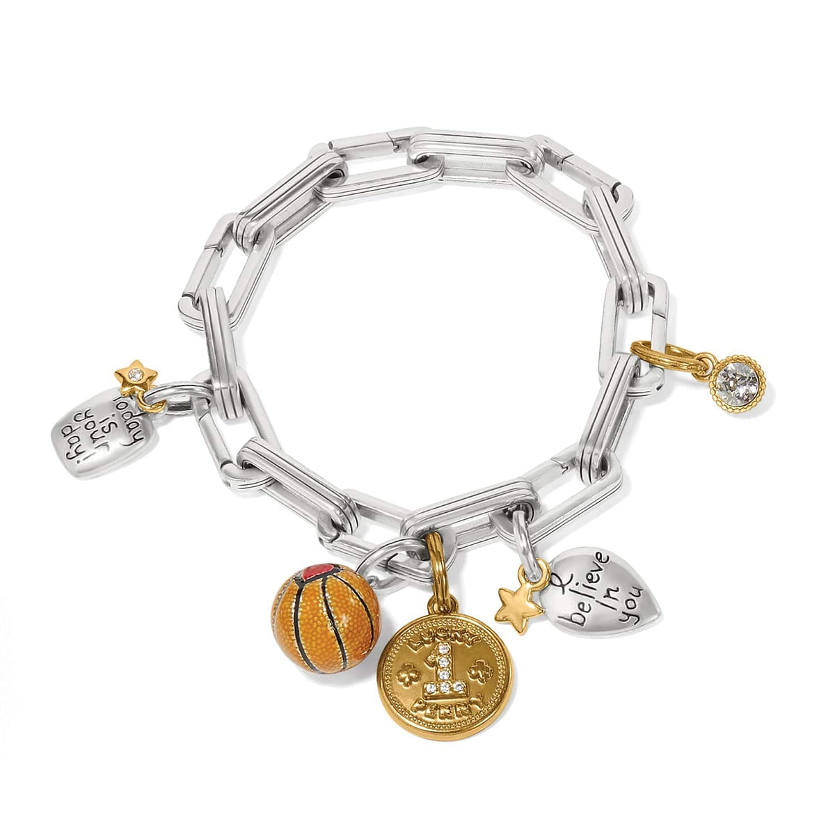 ABC Basketball Charm by Brighton