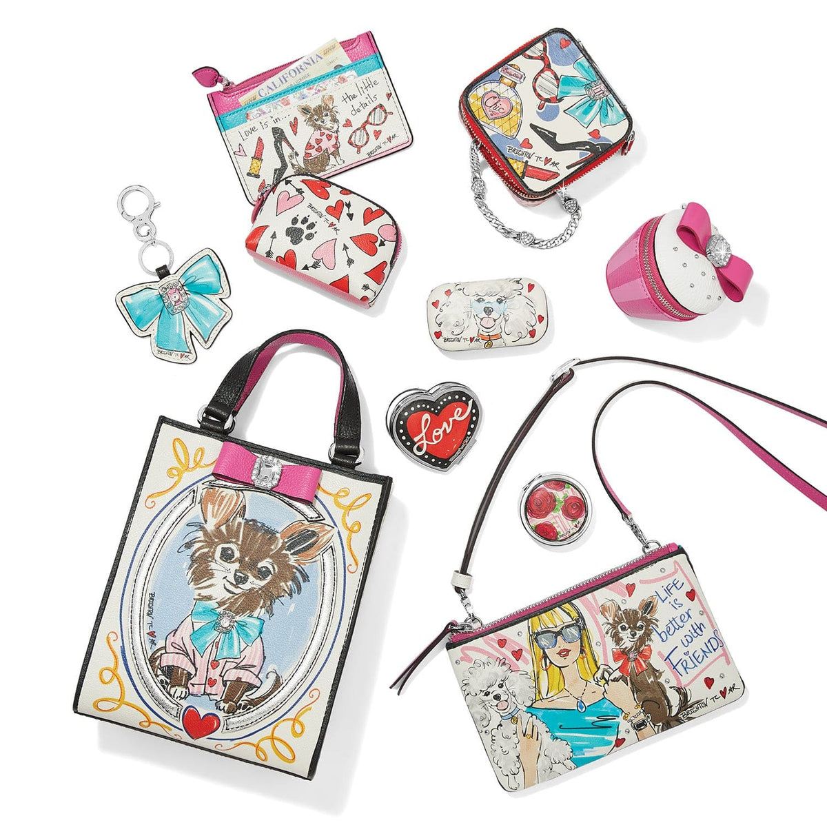 Best Friends Furever Card Coin Case by Brighton