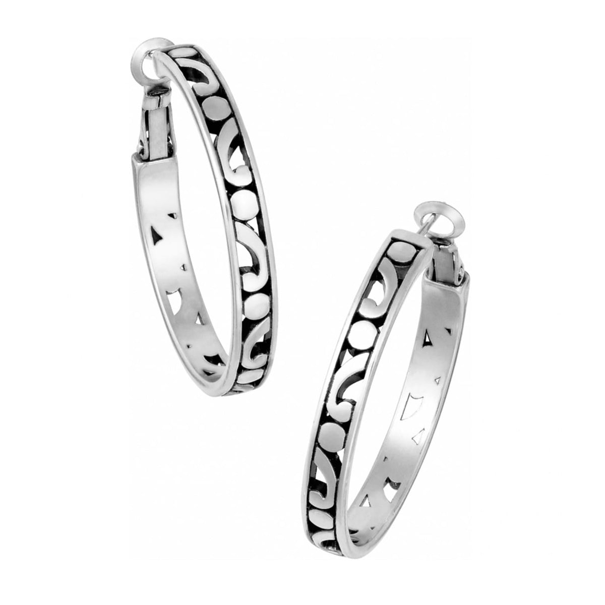 Contempo Medium Hoop Earrings by Brighton