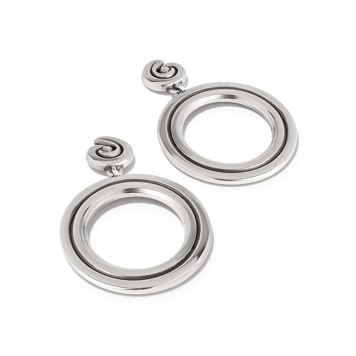 Contempo Moda Ring Post Drop Earrings by Brighton