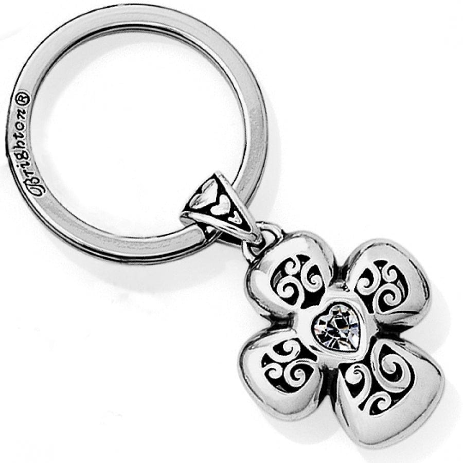 Divinity Cross Key Fob — Silver