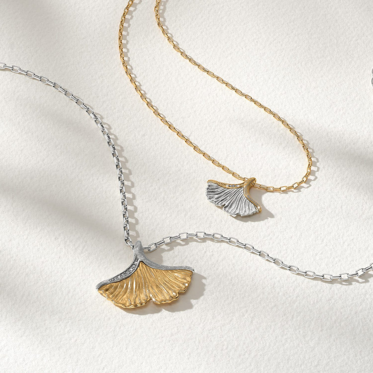 Everbloom Ginkgo Small Necklace by Brighton