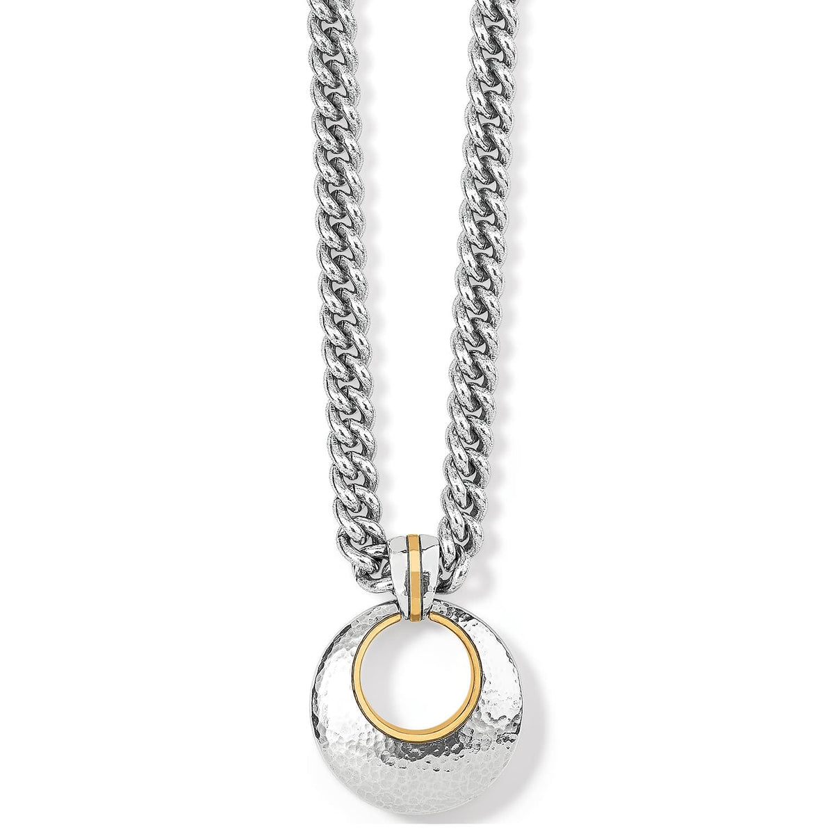 Ferrara Entrata Large Necklace — Silver-Gold