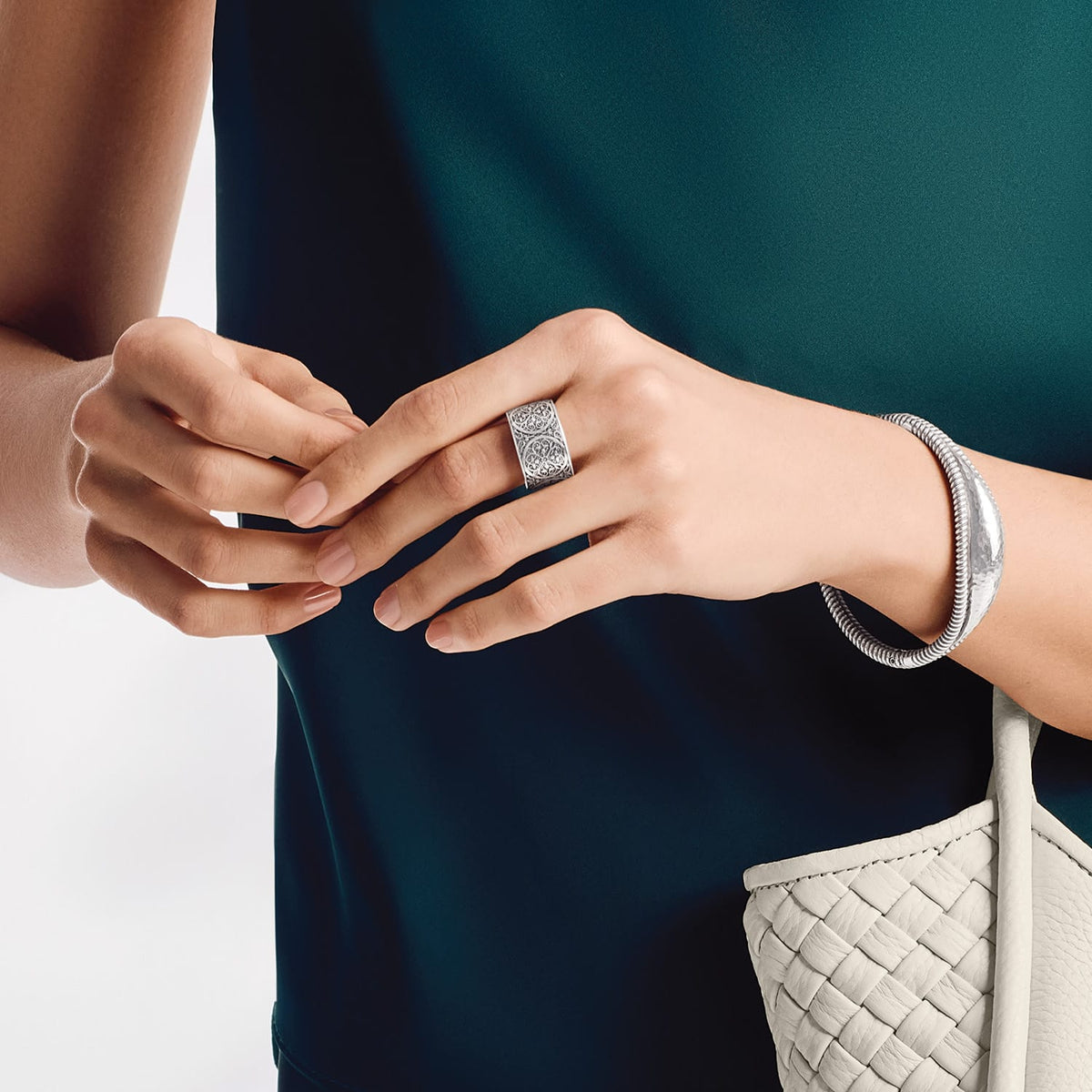 Ferrara Lacrima Hinged Bracelet by Brighton