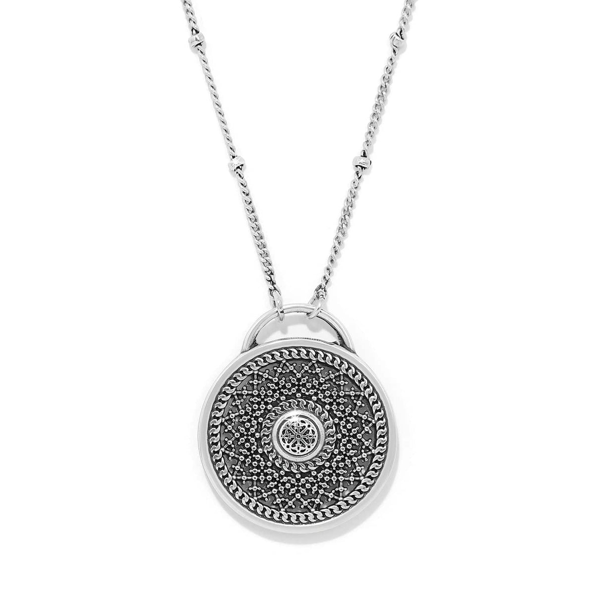 Ferrara Segreta Medallion Petite Necklace by Brighton