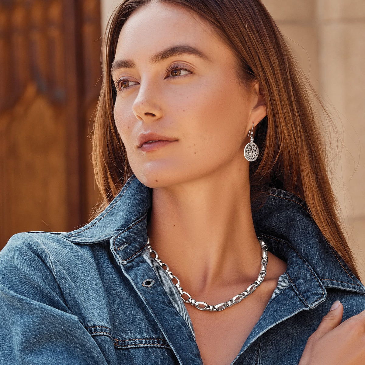Ferrara Siena Chain Necklace by Brighton