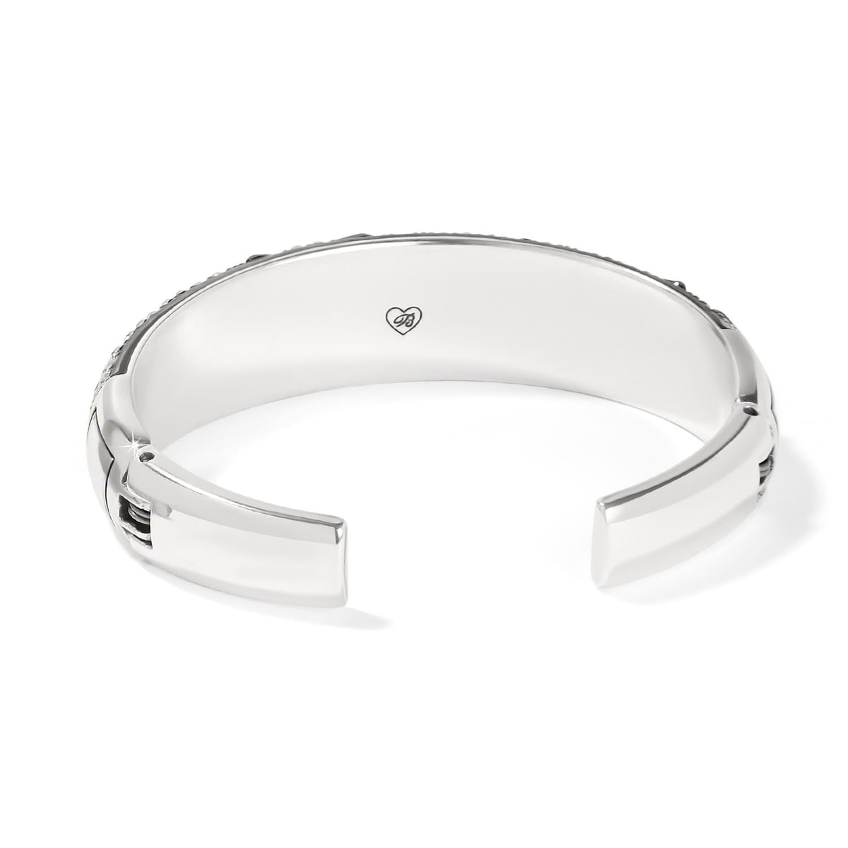 Garden Of Love Double Hinged Bangle — Silver-Gold