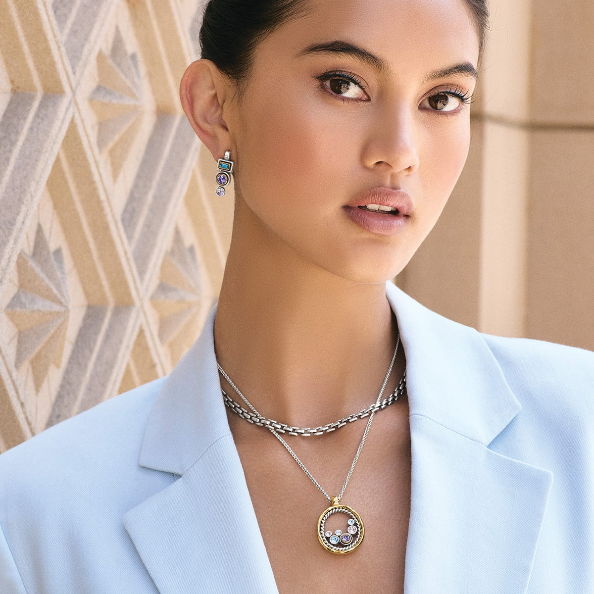 Halo Gleam Necklace by Brighton