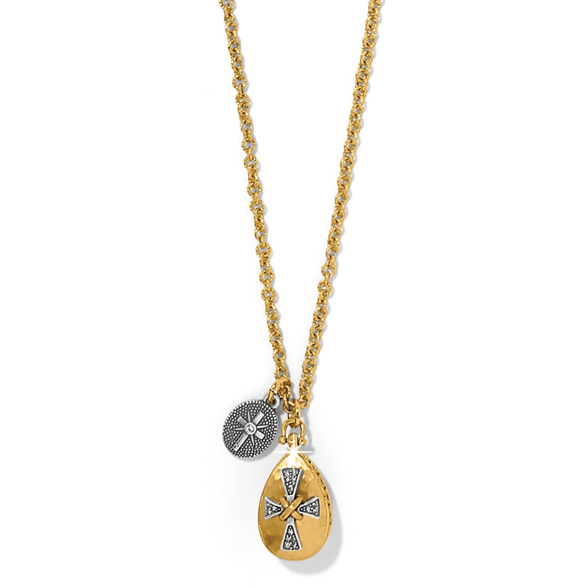 Heavenly Cross Necklace — Gold