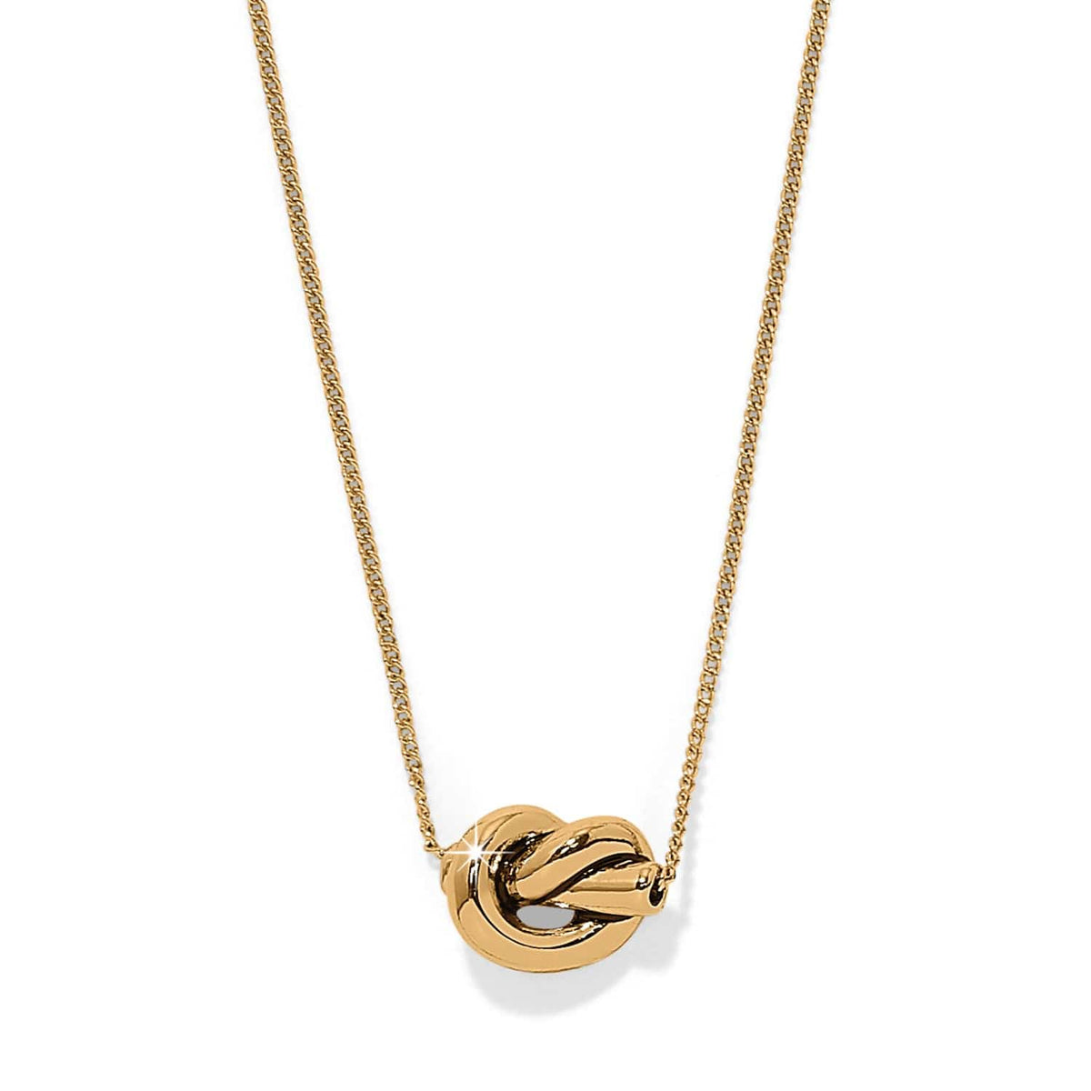 Interlok Single Knot Mini Necklace by Brighton