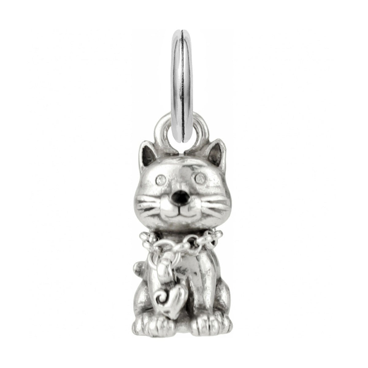 Kitty Charm — Silver