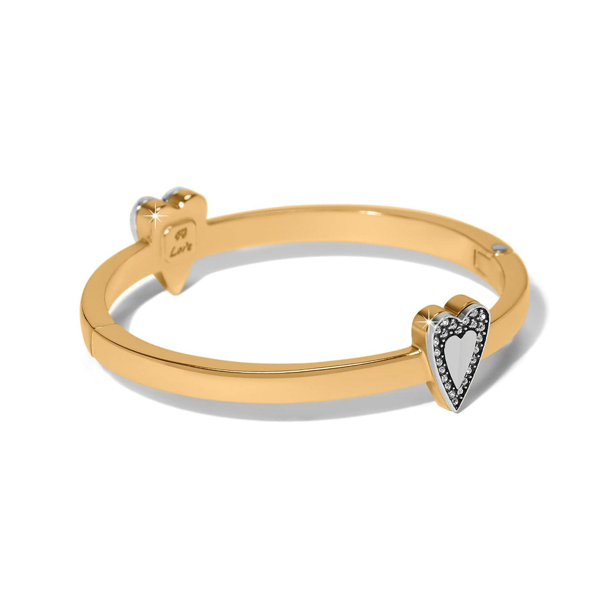 Love Messages B Bold Hinged Bangle by Brighton