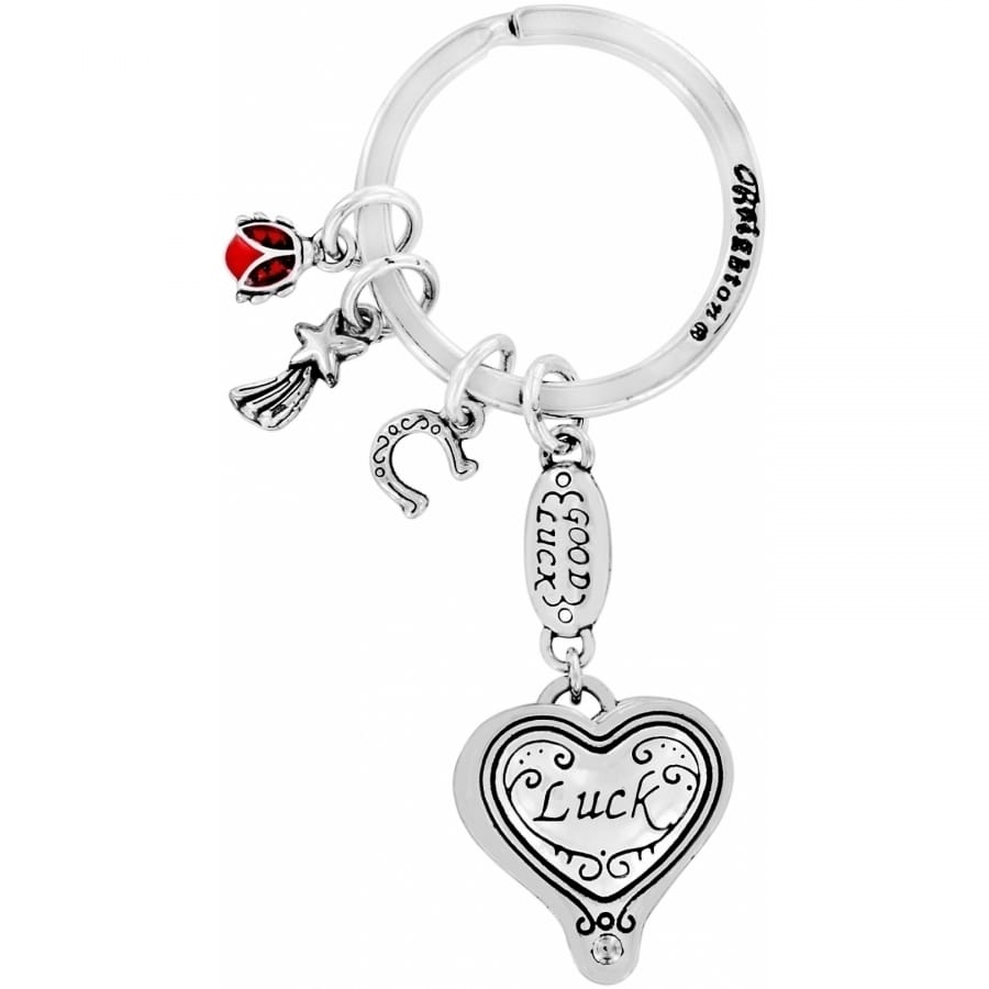 Lucky Clover Heart Key Fob by Brighton
