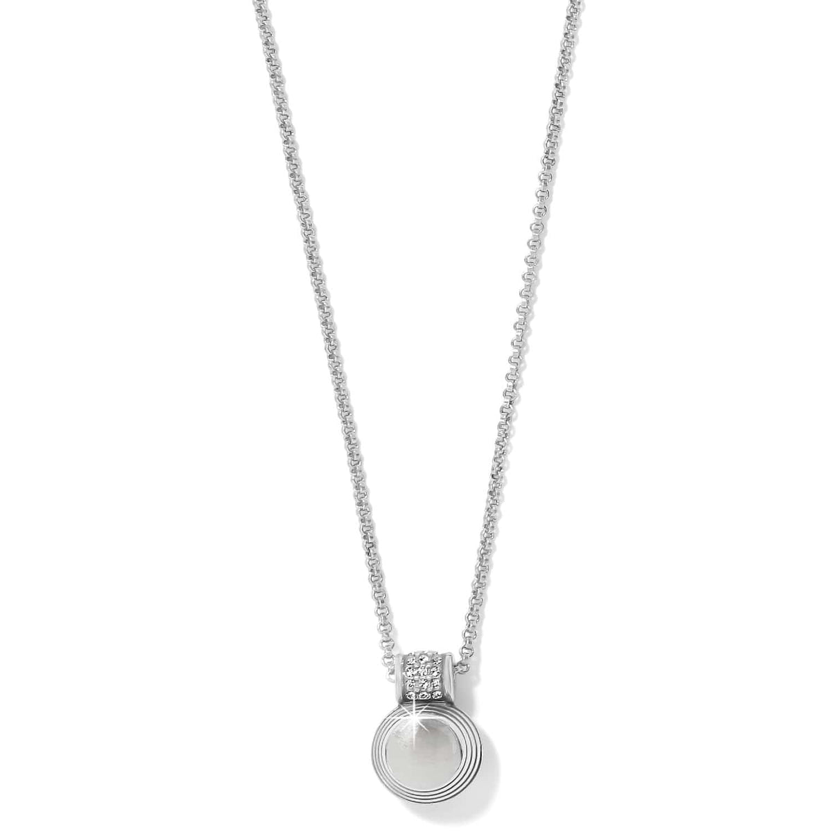 Meridian Aurora Crystal Petite Necklace — Amethyst