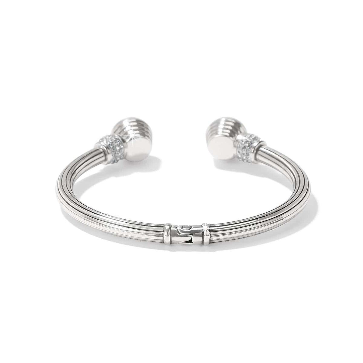 Meridian Aurora Petite Hinge Bangle — Amethyst