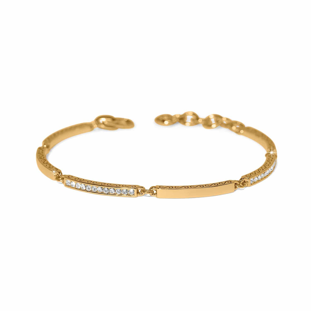 Meridian Geo Bar Bracelet — Gold