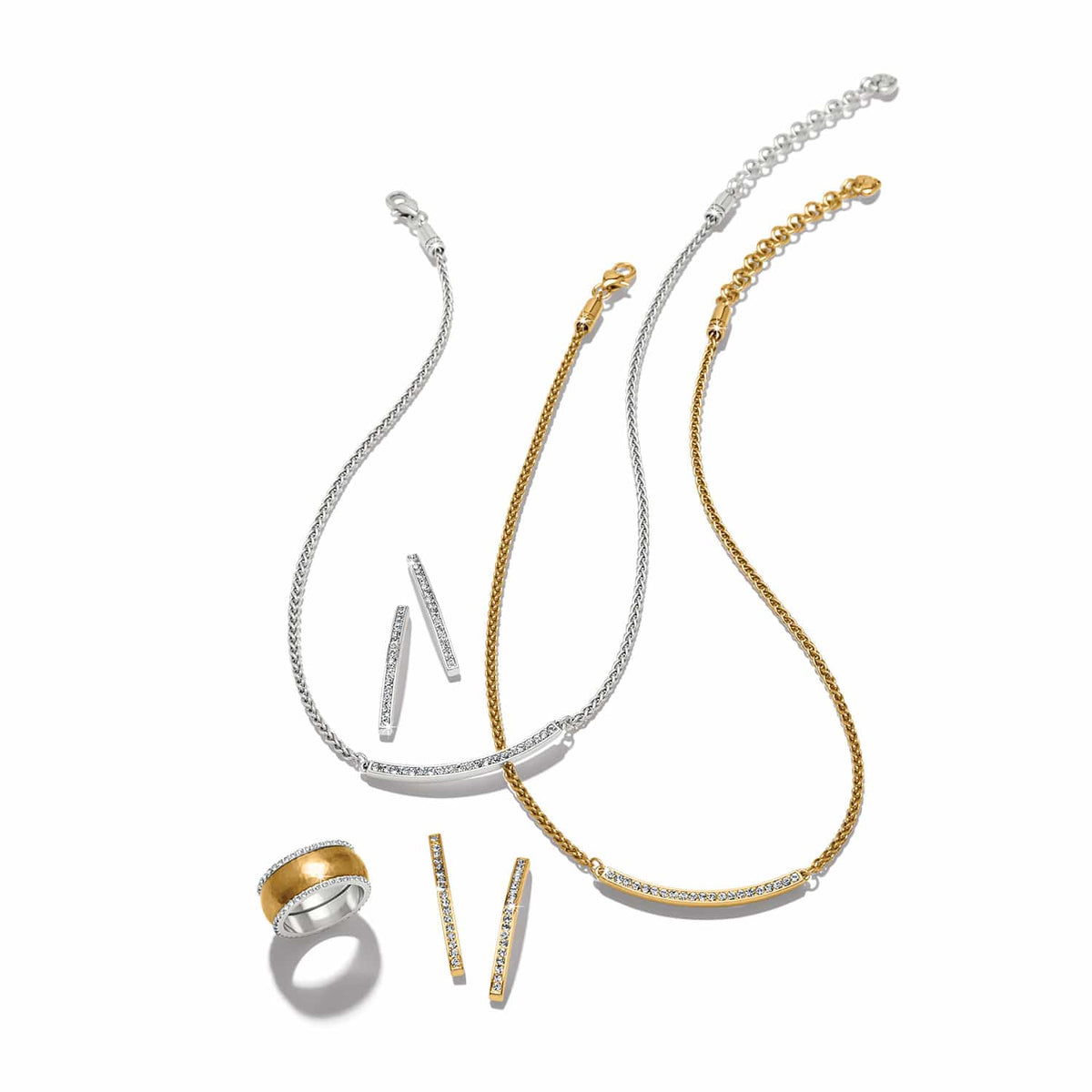 Meridian Geo Bar Post Earrings by Brighton