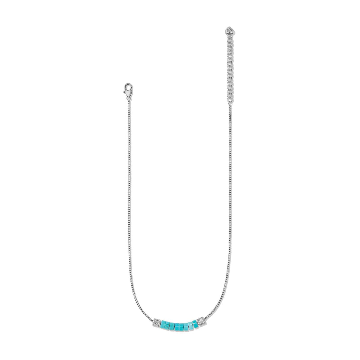 Meridian Petite Station Turquoise Necklace by Brighton