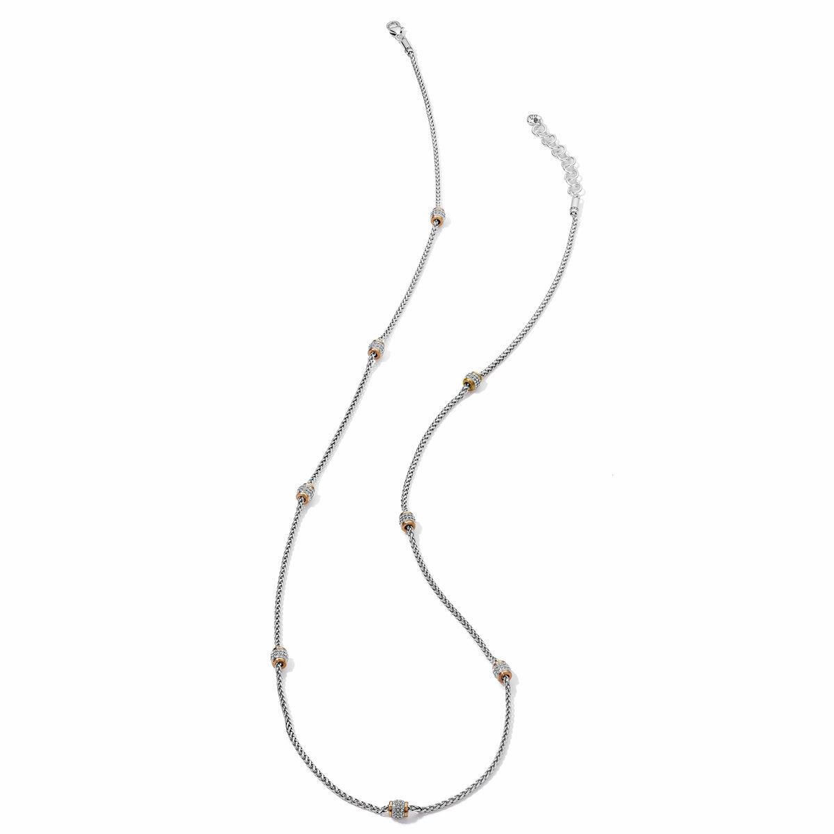 Meridian Two Tone Long Necklace by Brighton