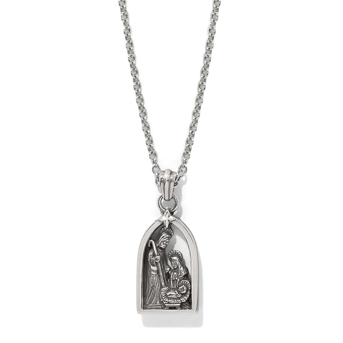 Nativity Necklace — Silver