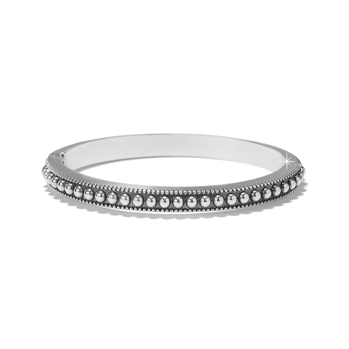 Pretty Tough Gem Hinged Bangle by Brighton