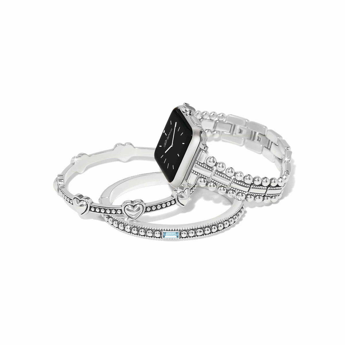 Pretty Tough Silver Watch Band by Brighton