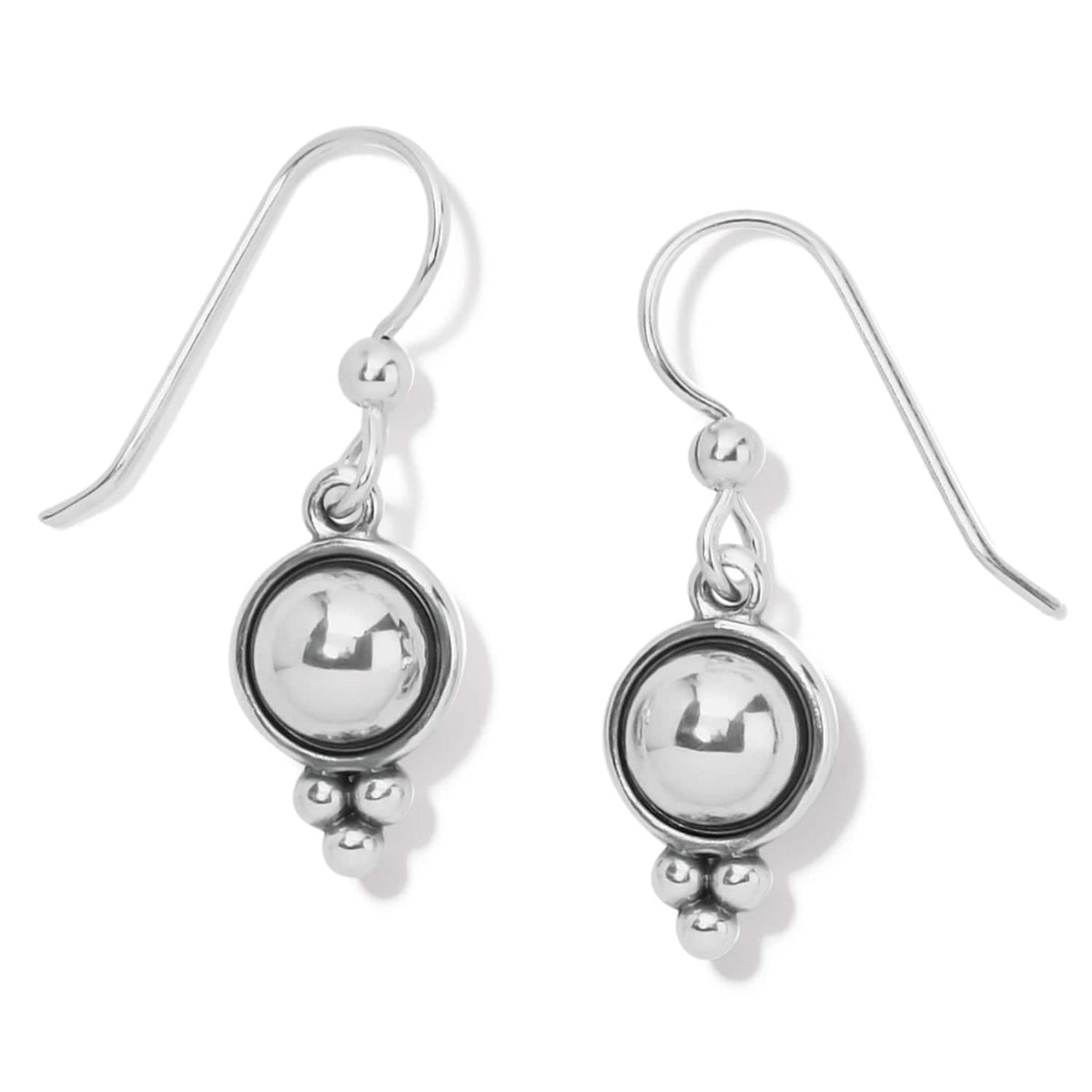 Pretty Tough Stud French Wire Earrings by Brighton