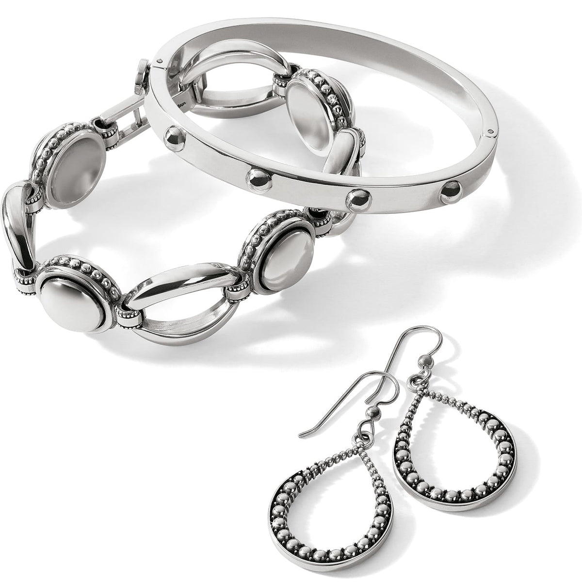 Pretty Tough Teardrop French Wire Earrings by Brighton