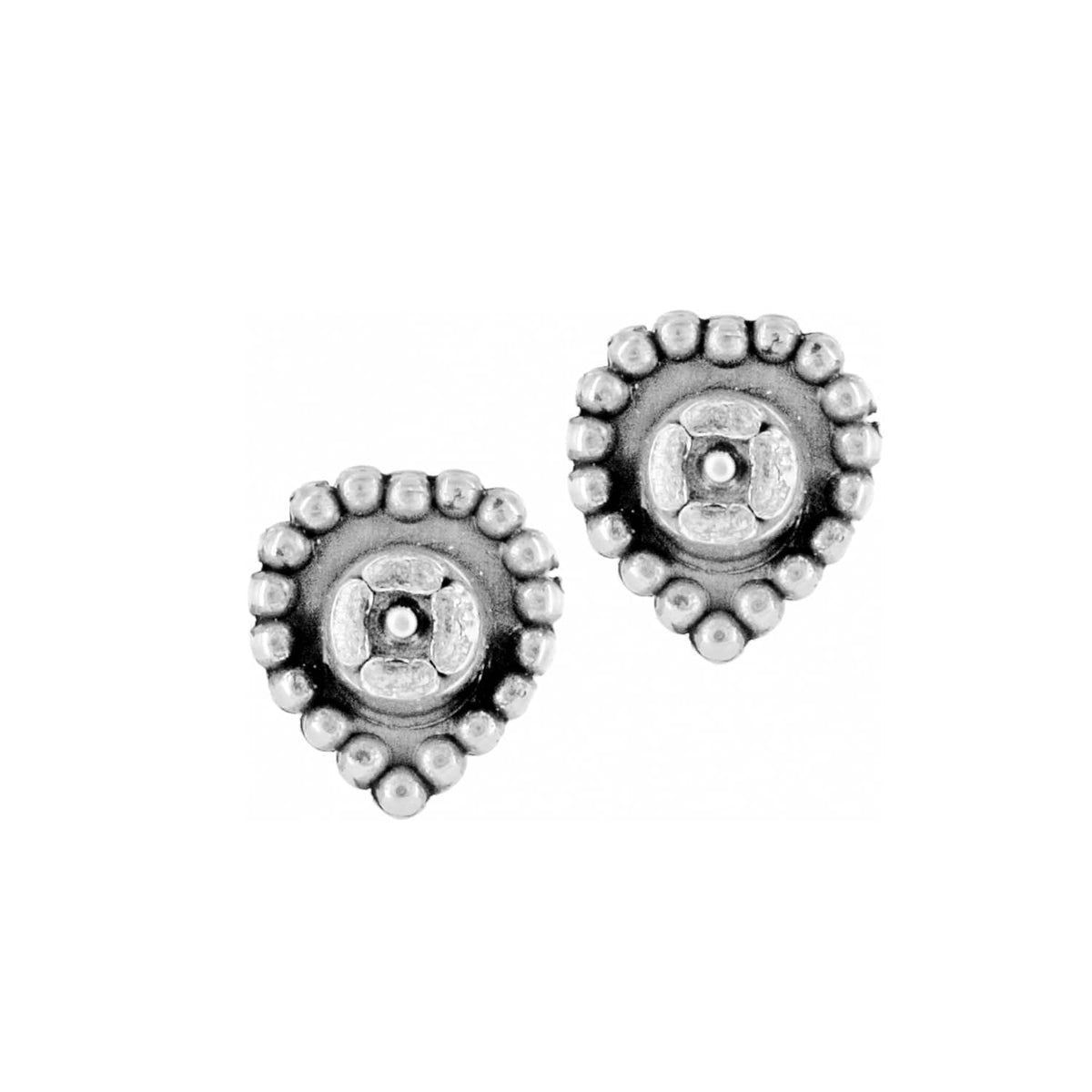 Shimmer Heart Mini Post Earrings by Brighton