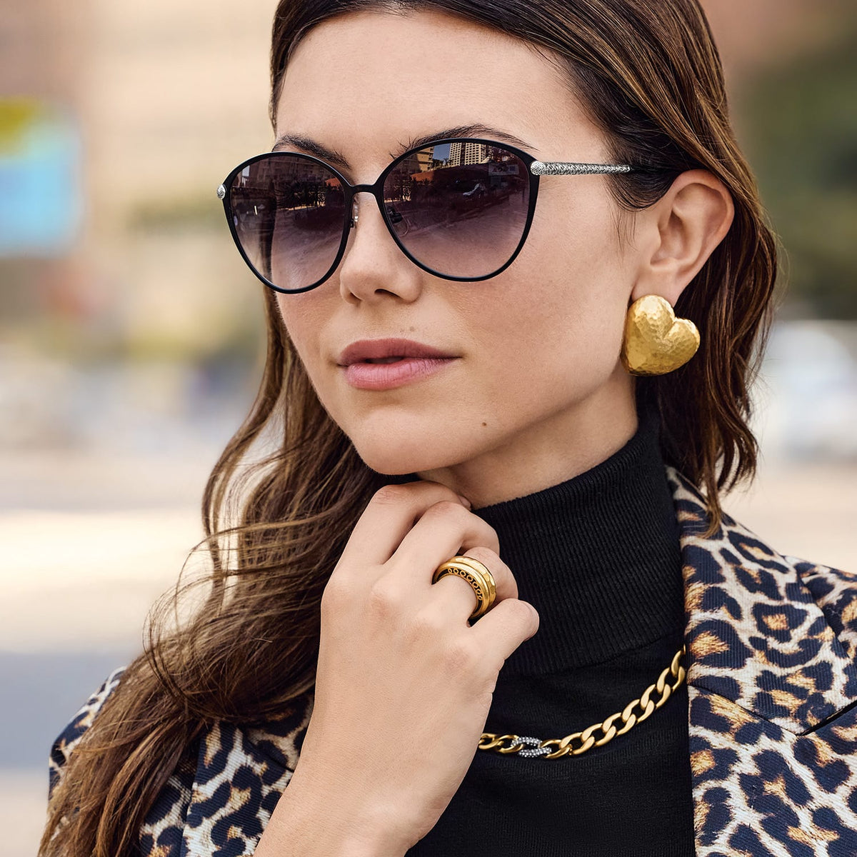 Trianon Heart Earrings by Brighton