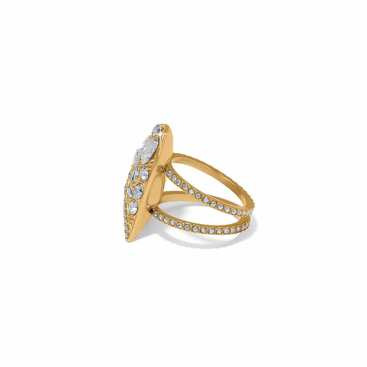 Trust Your Journey Golden Heart Ring — Gold