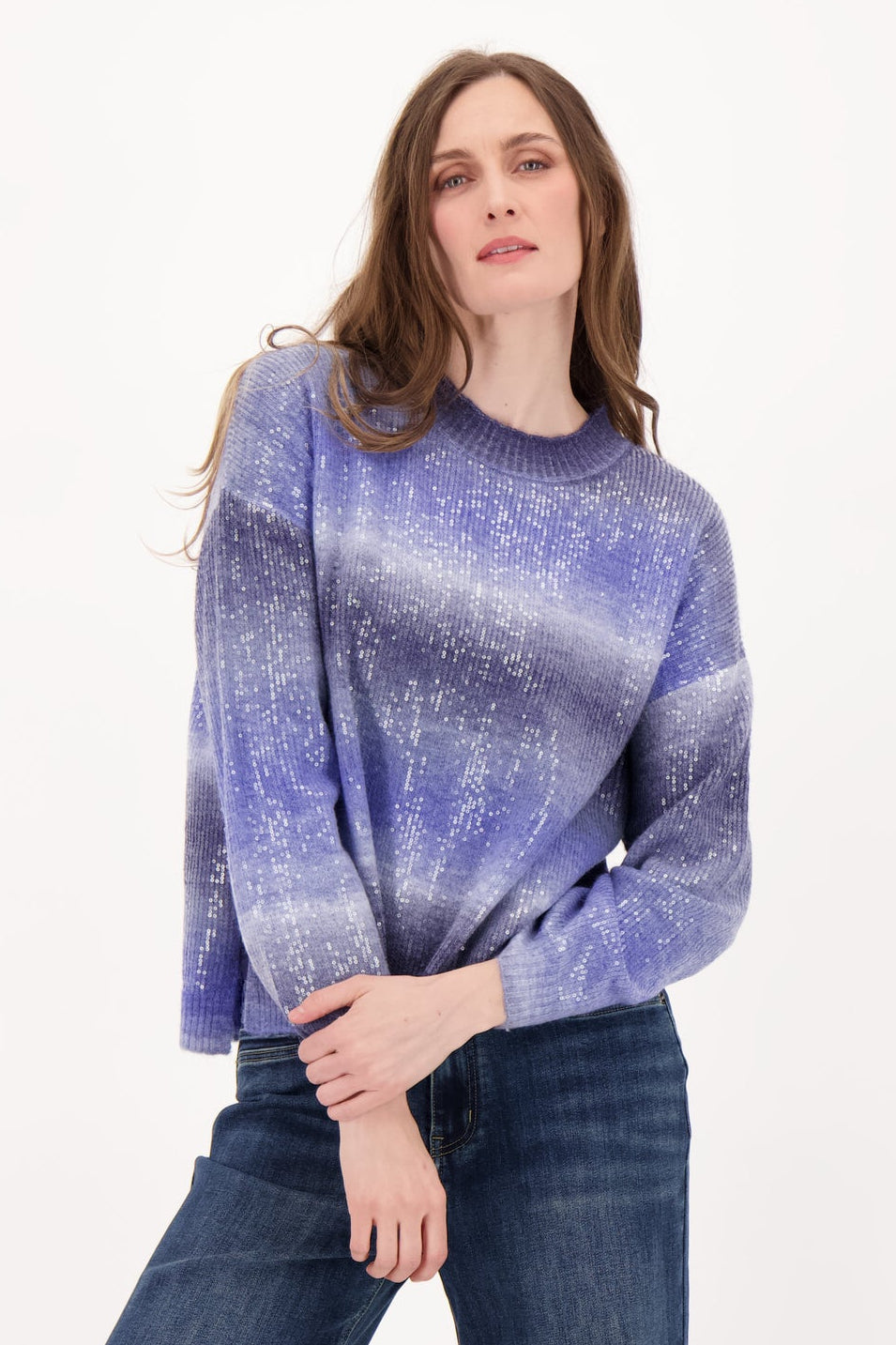 Crewneck Sequin Sweater