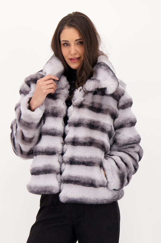 Chinchilla Faux Fur Jacket