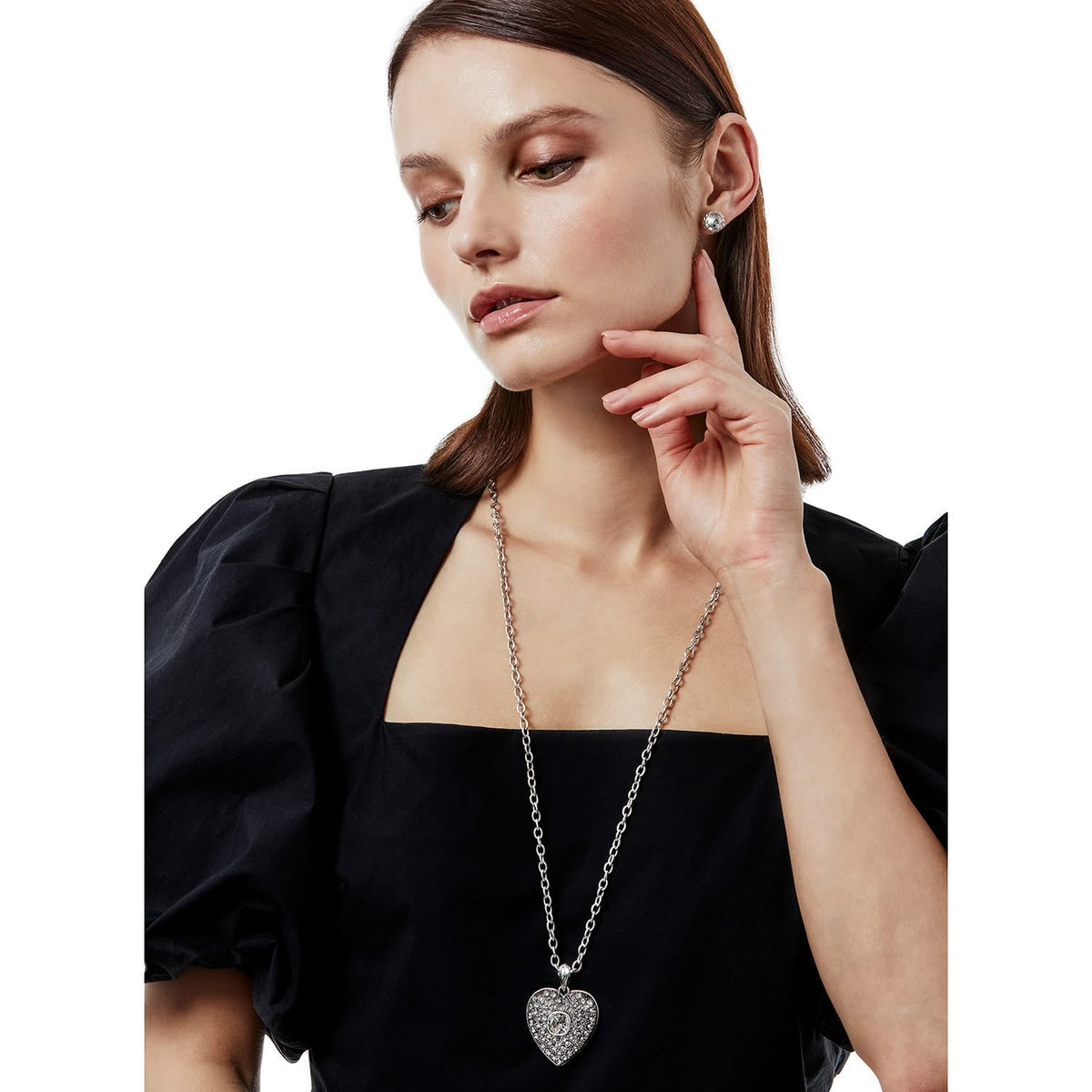 Adela Heart Convertible Necklace by Brighton
