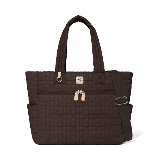 Amara Large Tote — Cocoa