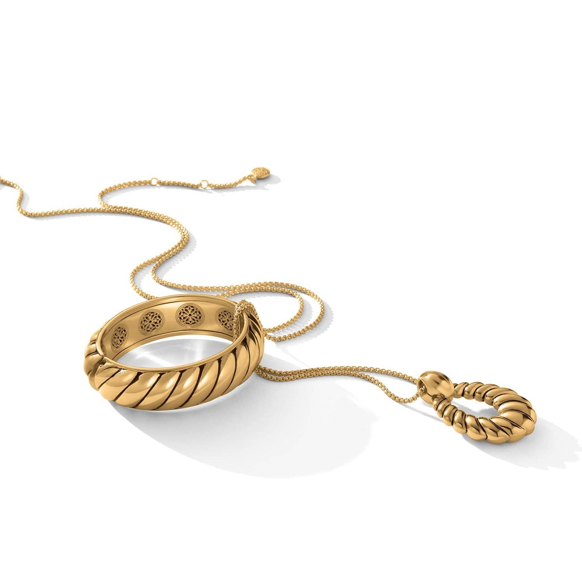 Athena Scalloped Convertible Necklace by Brighton