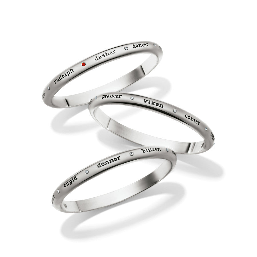B Merry Reindeer Bangle by Brighton