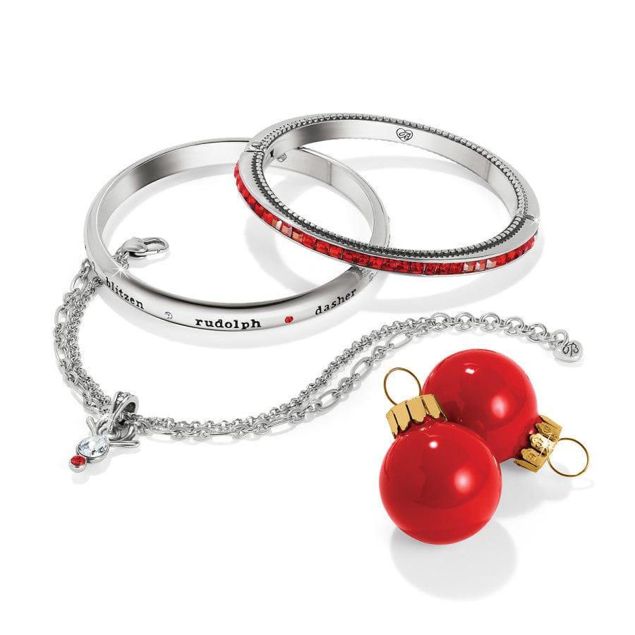 B Merry Reindeer Bangle by Brighton