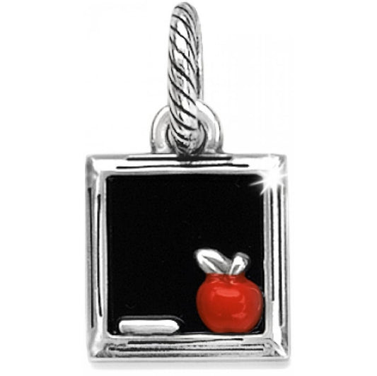 Blackboard Charm — Silver-Black