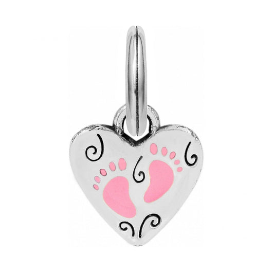 Brighton Baby Charm — Silver-Pink
