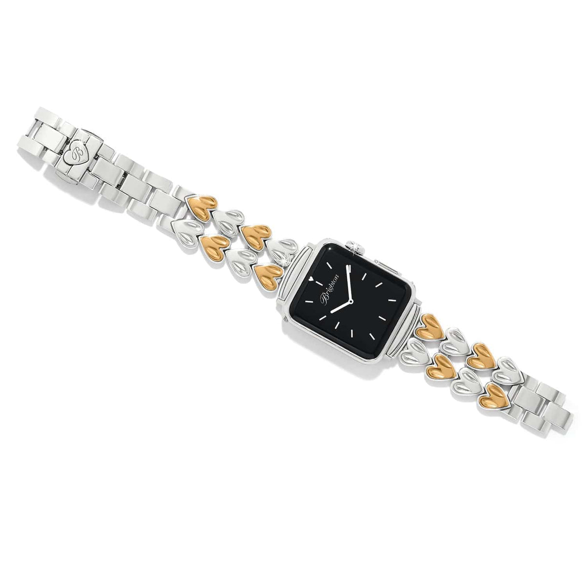 Cascade Heart Watch Band — Silver-Gold