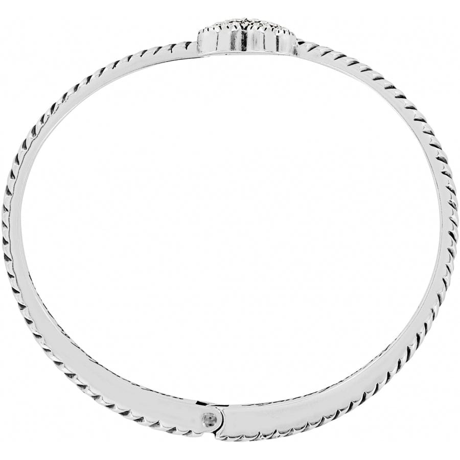 Celestia Heart Hinged Bangle by Brighton