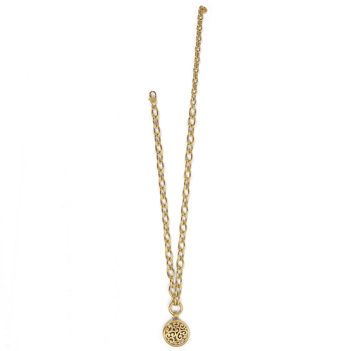 Contempo Medallion Charm Necklace by Brighton