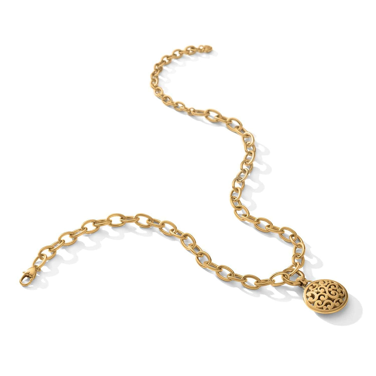 Contempo Medallion Charm Necklace by Brighton
