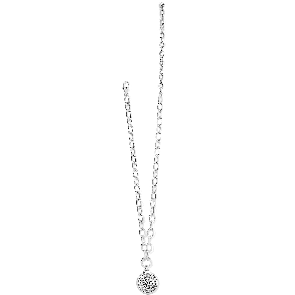 Contempo Medallion Charm Necklace — Gold