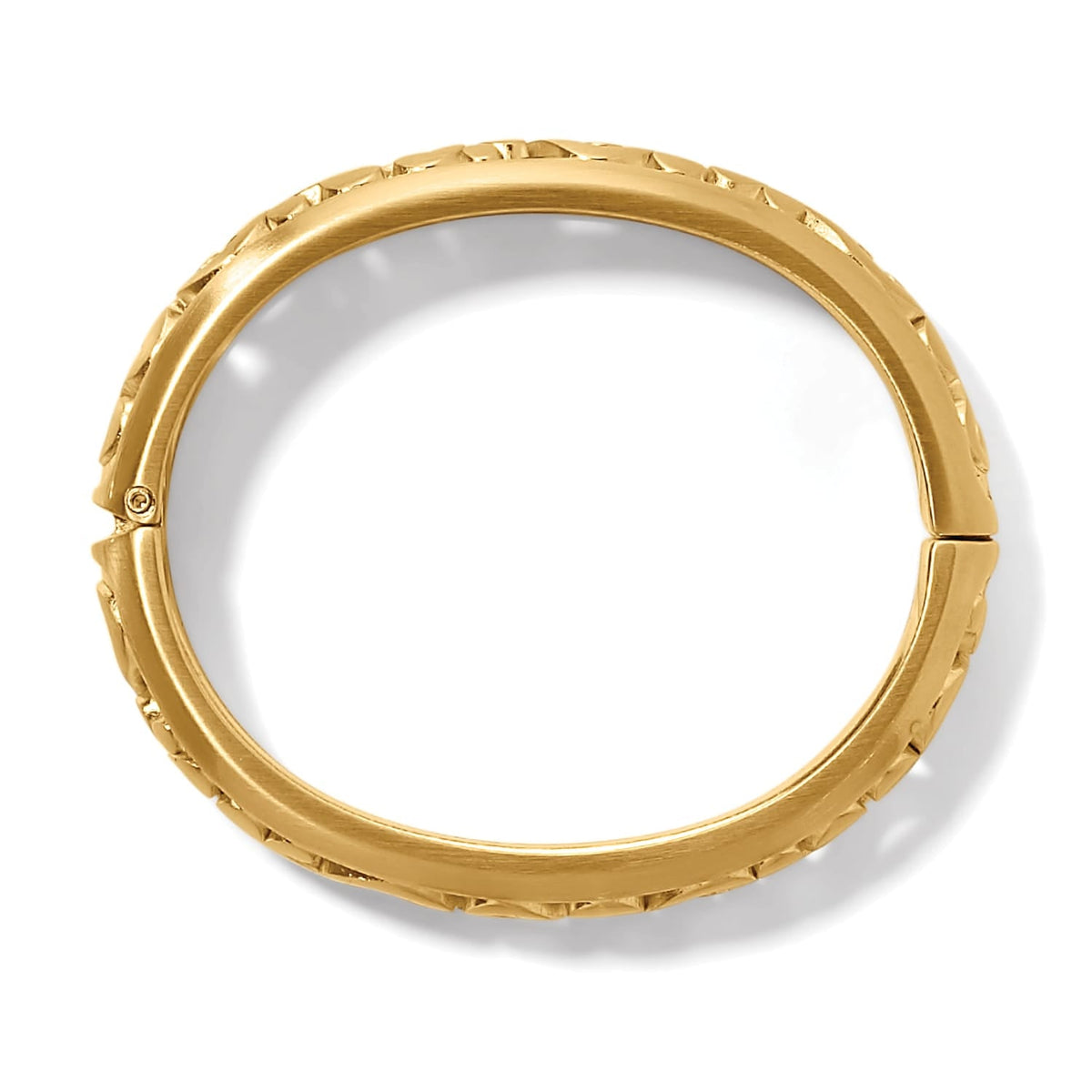 Contempo Medium Hinged Bangle — Silver