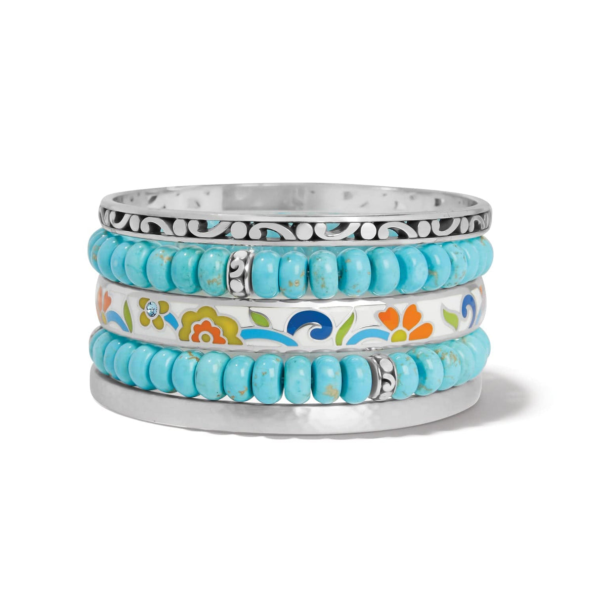 Contempo Nuevo Azul Stretch Bracelet by Brighton