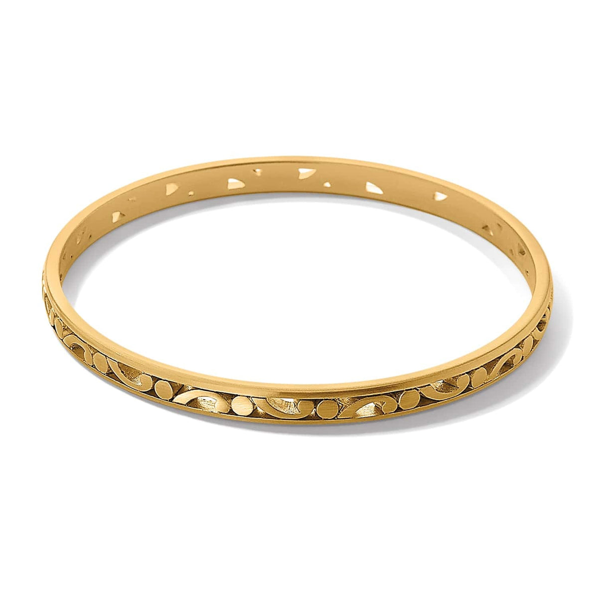Contempo Slim Bangle — Gold