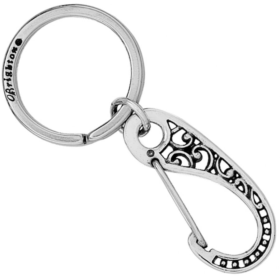 Crystal Ball Key Fob — Silver