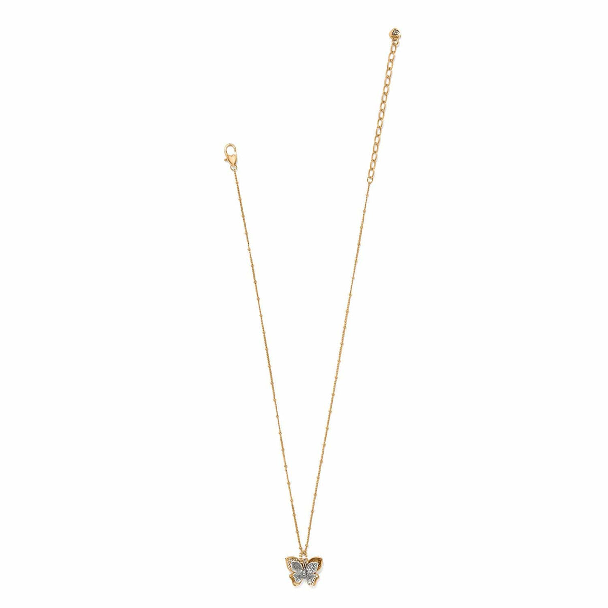Everbloom Flutter Pave Necklace by Brighton